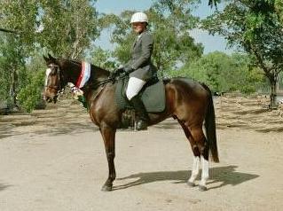 Haji Baba wins Champion Hack at Katherine Show, 2001